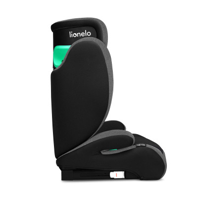 Автокрісло Lionelo Hugo I-Size Black Grey 15-36 кг (LO-HUGO I-SIZE BLACK GREY)