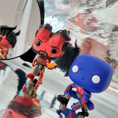 Фігурка для геймерів Funko Pop серії Чорний Адам – Атомний Руйнівник (64190)