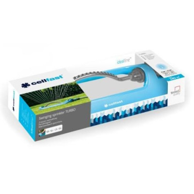 Зрошувач Cellfast маятниковий IDEAL TURBO, 18 форсунок, до 240 м2 (52-070)