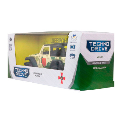 Машина Battat серії Шеврони Героїв - Jeep Wrangler Rubicon - ОК Південь (250398UM)