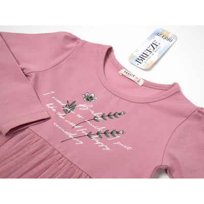 Плаття дитяче Breeze з фатиновою спідницею (21145-128G-lilac)