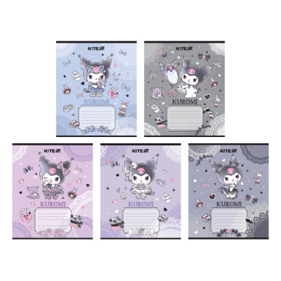 Зошит Kite Kuromi, 18 аркушів, лінія (HK25-237-1)