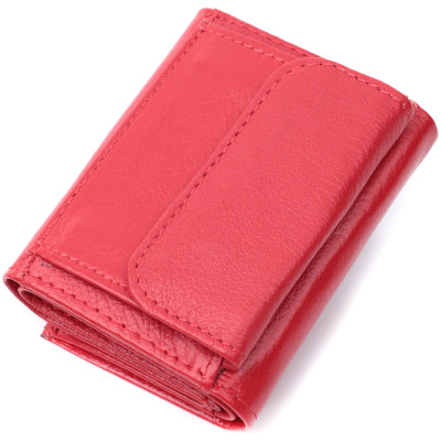 Гаманець ST Leather З натуральної шкіри Червоний (22741)