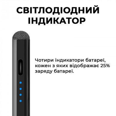 Стилус AirOn AirPen 2 для ємнісного дисплею Black (6126755803228)