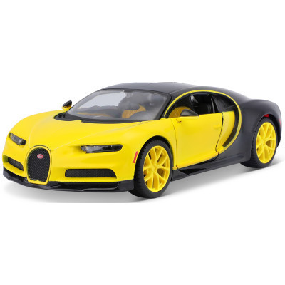 Машина Maisto Bugatti Chiron 1:24 Чорно-жовта (31514 black/yellow)