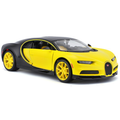 Машина Maisto Bugatti Chiron 1:24 Чорно-жовта (31514 black/yellow)