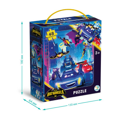 Пазл DoDo на 48 елементів Batwheels. Зустрічайте Бетколеса (200550)