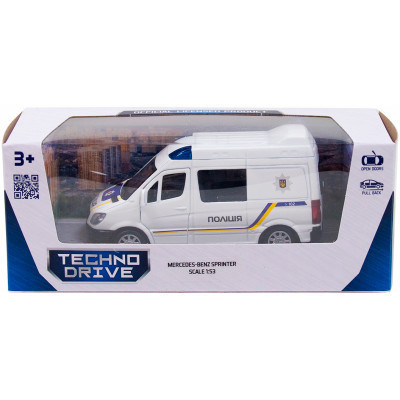 Машина TechnoDrive Mercedes-Benz Sprinter Поліція (250294)