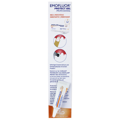 Гель для ротової порожнини Dr. Wild Emofluor Protect професійний для захисту зубів 3 мл (2100000026708)