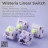 Клавіатура Epomaker EP84 Plus 75 Wisteria Linear Switch Hot-Swap RGB Wireless/Bluetooth/USB UA White (EP84-W-WL)