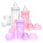 Набір для годування новонароджених Twistshake Value Pack Pink із трьох антиколікових пляшечок 260 мл (78845)