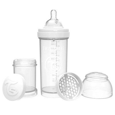 Набір для годування новонароджених Twistshake Value Pack Pink із трьох антиколікових пляшечок 260 мл (78845)