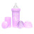 Набір для годування новонароджених Twistshake Value Pack Pink із трьох антиколікових пляшечок 260 мл (78845)