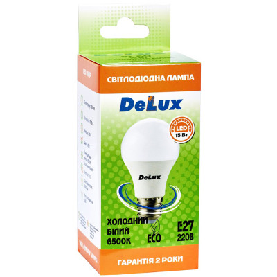 Лампочка Delux BL 60 15 Вт 6500K (90011753)