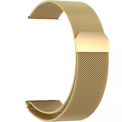 Ремінець до смарт-годинника BeCover Milanese Style для Samsung Galaxy (20mm)/Watch 5/ Watch 4.../Gear S2 Classic/Gear Sport Gold (707674)
