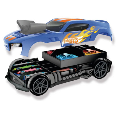 Ігровий набір Hot Wheels Гоночний автомобіль-гараж 2 в 1 (HWCC15)