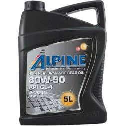 Трансмісійна олива Alpine Gear Oil 80W-90 TS GL-4 5л (0685-5)