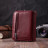 Гаманець ST Leather З натуральної шкіри Бордовий (22551)