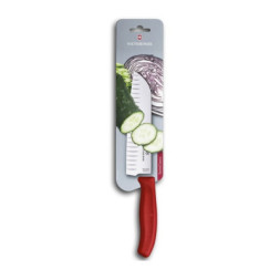 Кухонний ніж Victorinox SwissClassic Santoku 17 см Red (6.8521.17B)