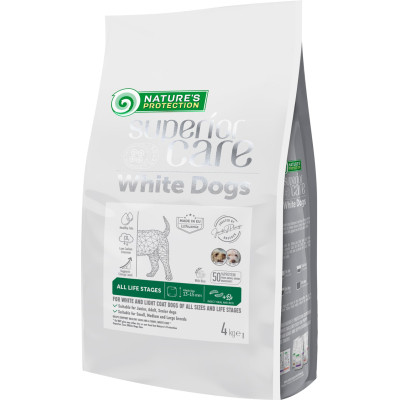 Сухий корм для собак Nature&#039;s Protection Superior Care White Dogs Insect All Sizes and Life Stages 4 кг (NPSC47598)