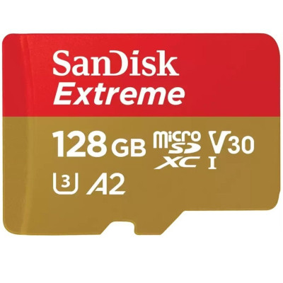 Карта пам&#039;яті SanDisk 128GB microSD class 10 UHS-I U3 Extreme (SDSQXAA-128G-GN6MA)
