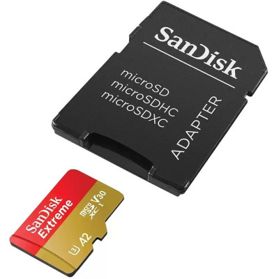 Карта пам&#039;яті SanDisk 128GB microSD class 10 UHS-I U3 Extreme (SDSQXAA-128G-GN6MA)
