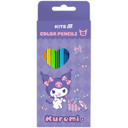 Олівці кольорові Kite Kuromi. HK-2 12 кольорів (HK25-051-2)