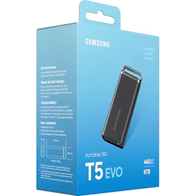 Накопичувач SSD USB 3.2 8TB T5 Shield Samsung (MU-PH8T0S/EU)