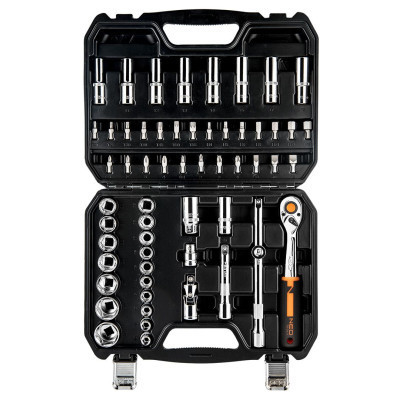 Набір інструментів Neo Tools 58шт, 1/2&quot;, CrV, кейс (10-042)