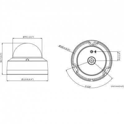 Камера відеоспостереження Hikvision DS-2CD2183G2-IS (2.8)