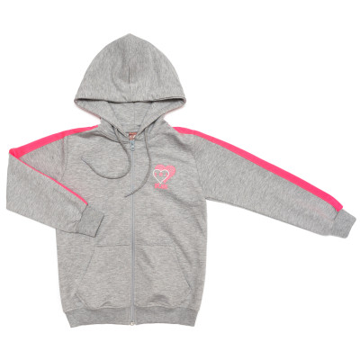 Спортивний костюм дитячий Joi із серцем (S-703-140G-gray)