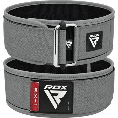 Атлетичний пояс RDX RX1 Weight Lifting Belt Grey L (WBS-RX1G-L)