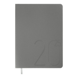 Тижневик Buromax датований 2025 STEEL, А5 срібло (BM.2127-24)
