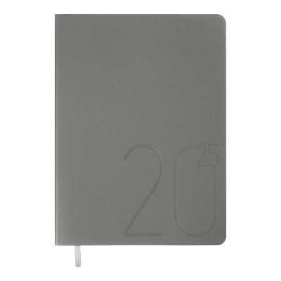 Тижневик Buromax датований 2025 STEEL, А5 срібло (BM.2127-24)