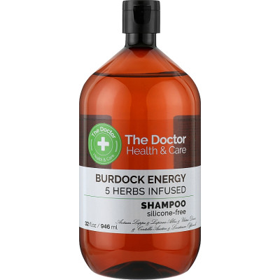 Шампунь The Doctor Health &amp; Care Burdock Energy 5 Herbs Infused Реп&#039;яхова сила 946 мл (8588006041682)