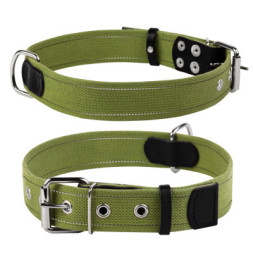 Нашийник для тварин Collar Брезент Ш 35 мм Д 51-63 см (0293)