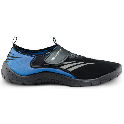 Аквашузи Aqua Speed Aqua Shoe Model 642-27B чорний, сірий, синій 36 (5908217676085)