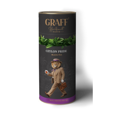 Чай Graff Ceylon Pride Чорний 80 г (4820279610832)
