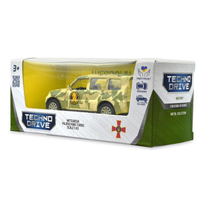Машина TechnoDrive Автомодель серії Шеврони Героїв - Mitsubishi Pajero 4WD Tubro - 47 ОМБр (250361M)