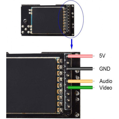 Відеоприймач (VRX) AKK Diversity RX 5.8GHz 80CH (RC835X)