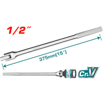Ключ Total THTFX12151 вороток 1/2&quot;, 375 мм. (THTFX12151)