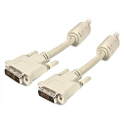 Кабель мультимедийный DVI to DVI 24+1pin, 3.0m Cablexpert (CC-DVI2-10)