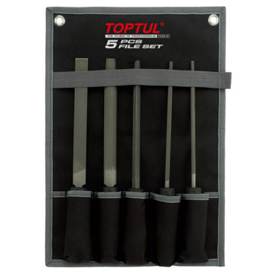 Напилок Toptul у чохлі 5шт. (GPAQ0503)