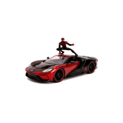 Машина Jada металева Spider-Man Форд GT з фігуркою Майлза Моралеса 1:24 (253225008)