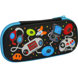 Пенал Cool For School з тисненням 1 відділення Чорний (QT-5697-Black)