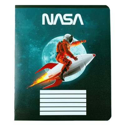 Зошит Kite NASA 18 аркушів, клітинка (NS23-236)