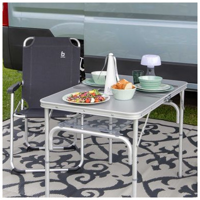 Туристичний стіл Bo-Camp Premium 90x60 cm Grey (1404402) (DAS303276)