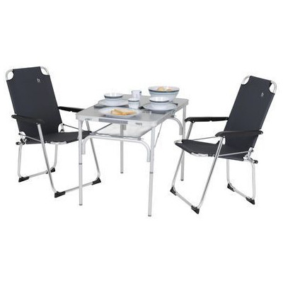 Туристичний стіл Bo-Camp Premium 90x60 cm Grey (1404402) (DAS303276)