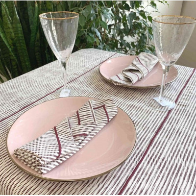 Скатертина Прованс Avantime Міраж Бордо 180х132 см (17289)