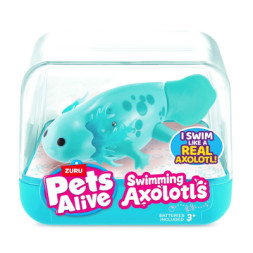 Інтерактивна іграшка Pets &amp; Robo Alive S1 Аксолотль (бірюзовий) (9556B)